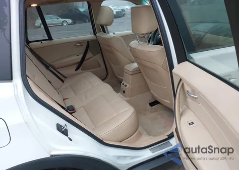 2007 BMW X3 3.0Si z USA, uszkodzony, nr VIN WBXPC93487WJ00995